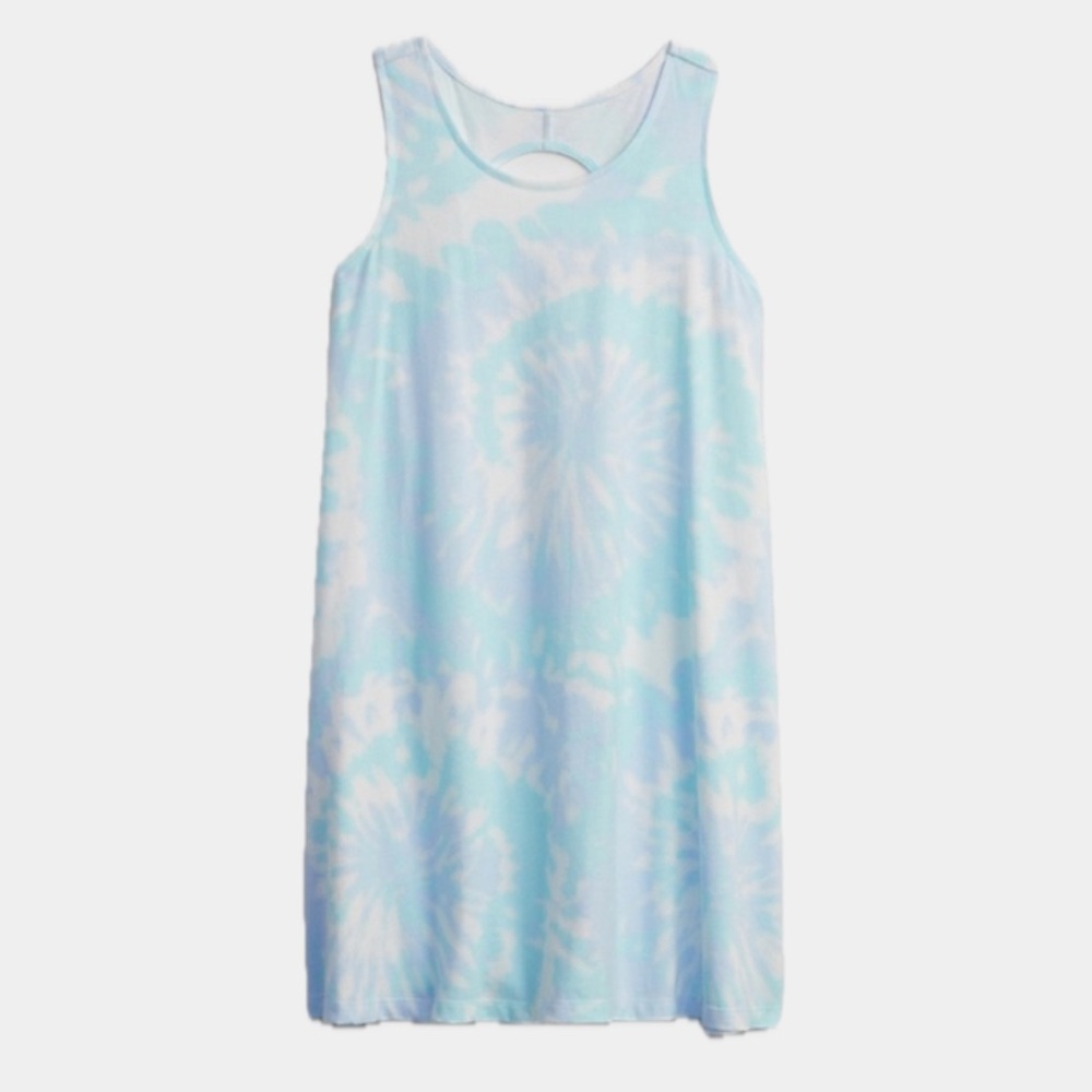 5/$20 GAP Blue and White Tie-Dye Dress
